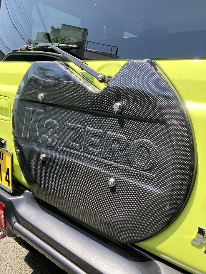 【未塗装】K3ZERO カーボンリヤゲートカバー